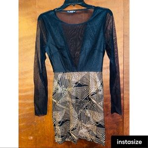 Shein mesh top dress